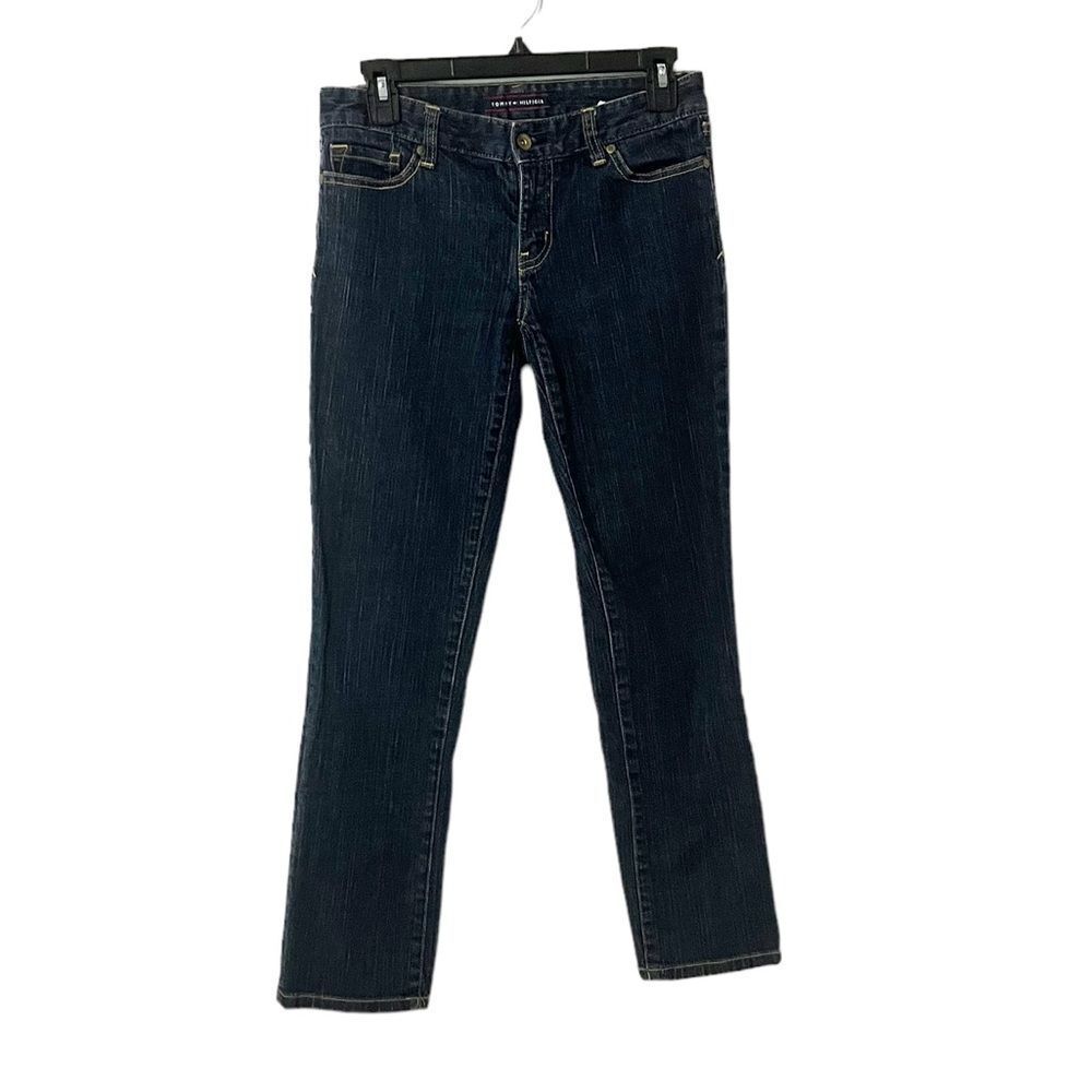 Tommy Hilfiger Dark Denim Straight Jeans Size 2 Short